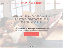 Tablet Screenshot of emmaandrose.com